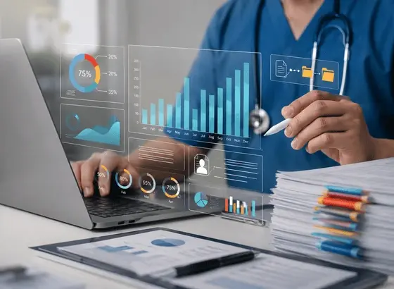 Clinical documentation analysis with AI medical coding software and medical coding audit software